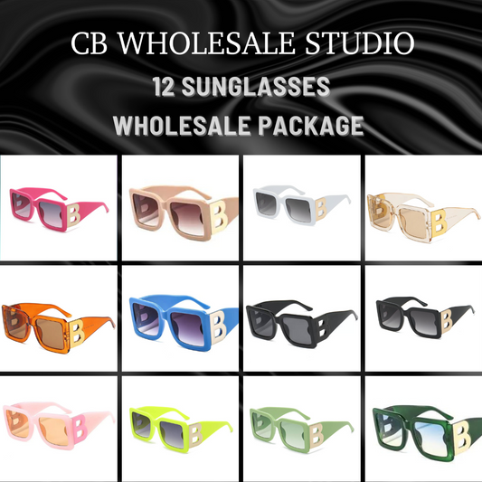 12 Sunglasses Wholesale Package